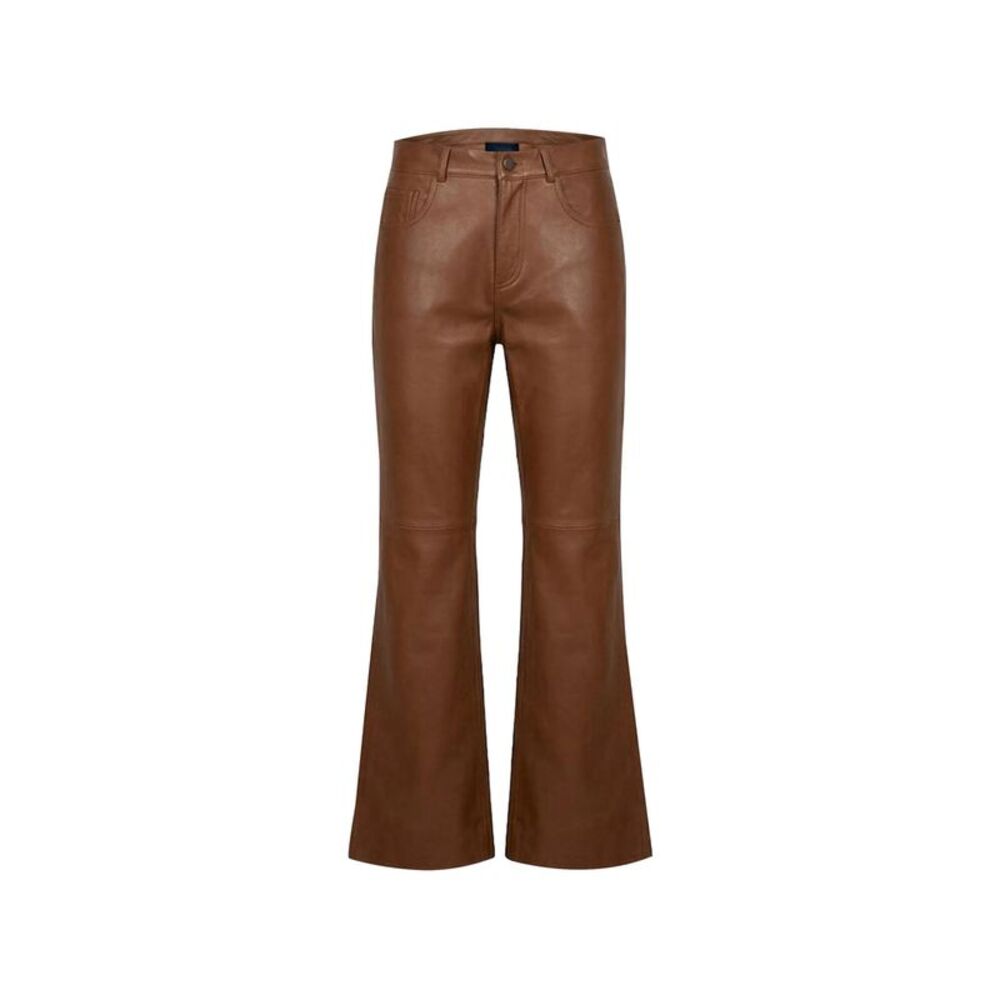 Haikure Brown Trousers - Flared Trousers Women